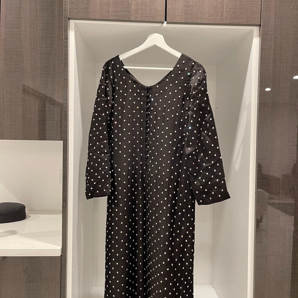 Pakistani/Indian Kurti/Muse Inspired Elegant Black Dress/Shalwar Kameez